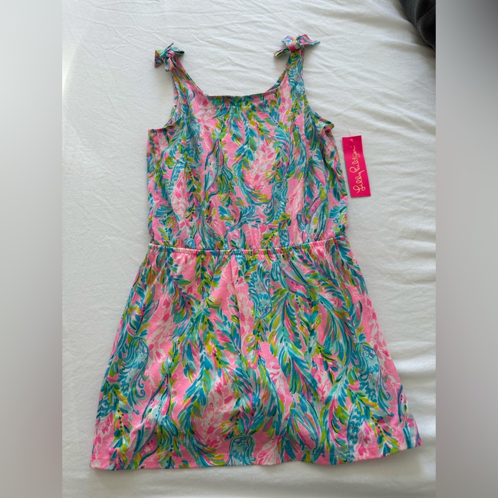 Lilly Pulitzer Pink and Blue Kids Casual Dress